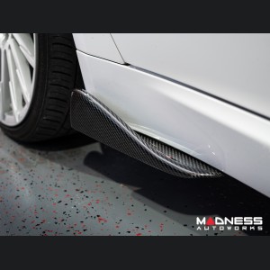 Alfa Romeo Giulia Side Skirt Flaps - Carbon Fiber - Stile Italia